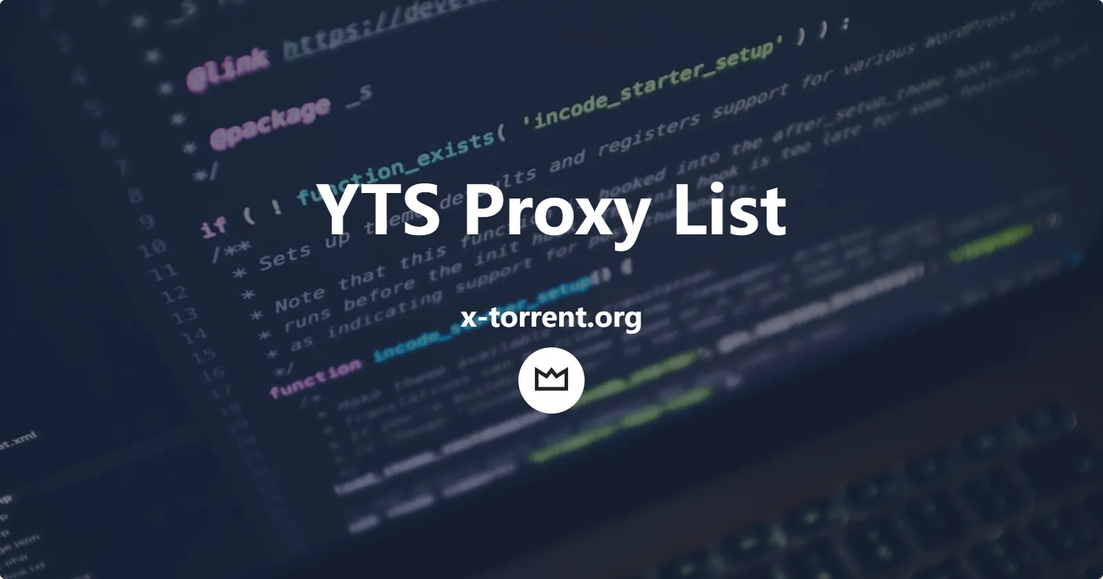 YTS Proxy List in x-torrent.org